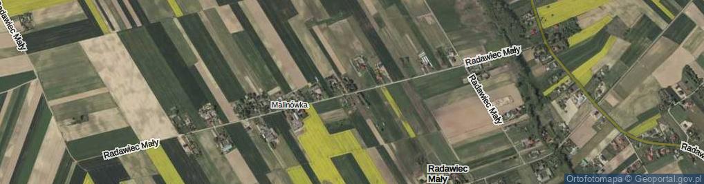 Zdjęcie satelitarne Radawiec Mały ul.